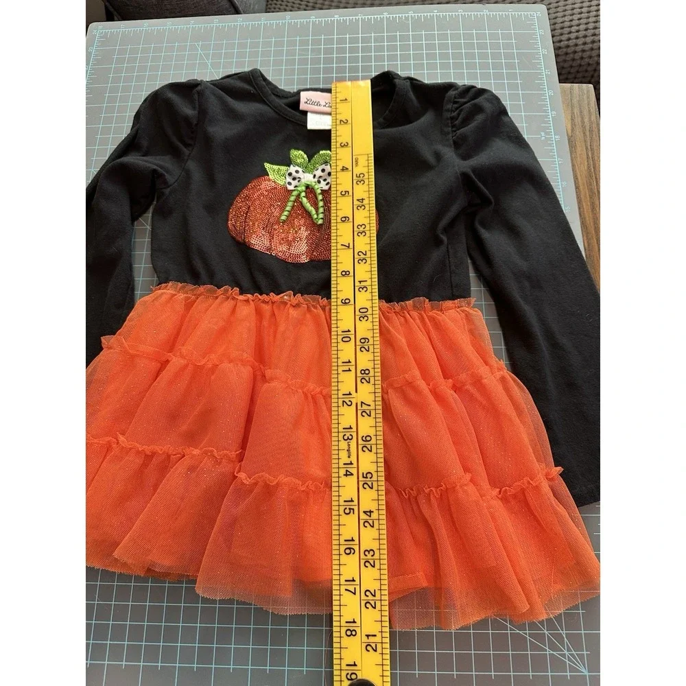 LITTLE LASS‎ - Girls Tutu Dress - Pumpkin - Size 6